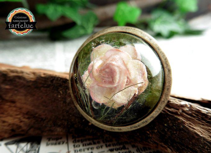 Bague Rose des bois