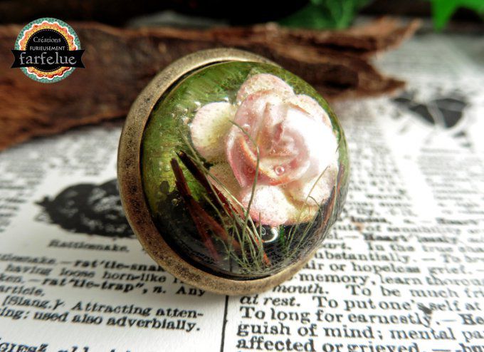 Bague Rose des bois