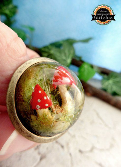 Bague champignons des bois