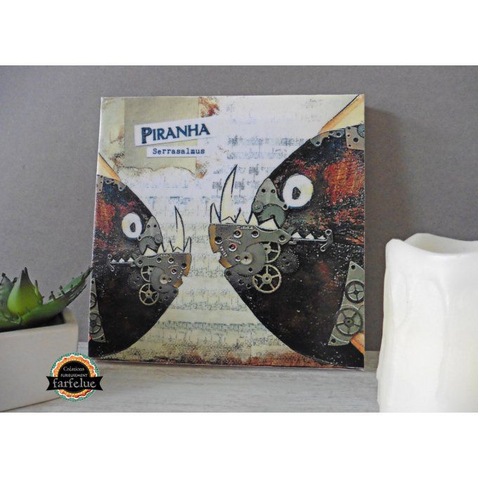 Reproductions piranha sur toile